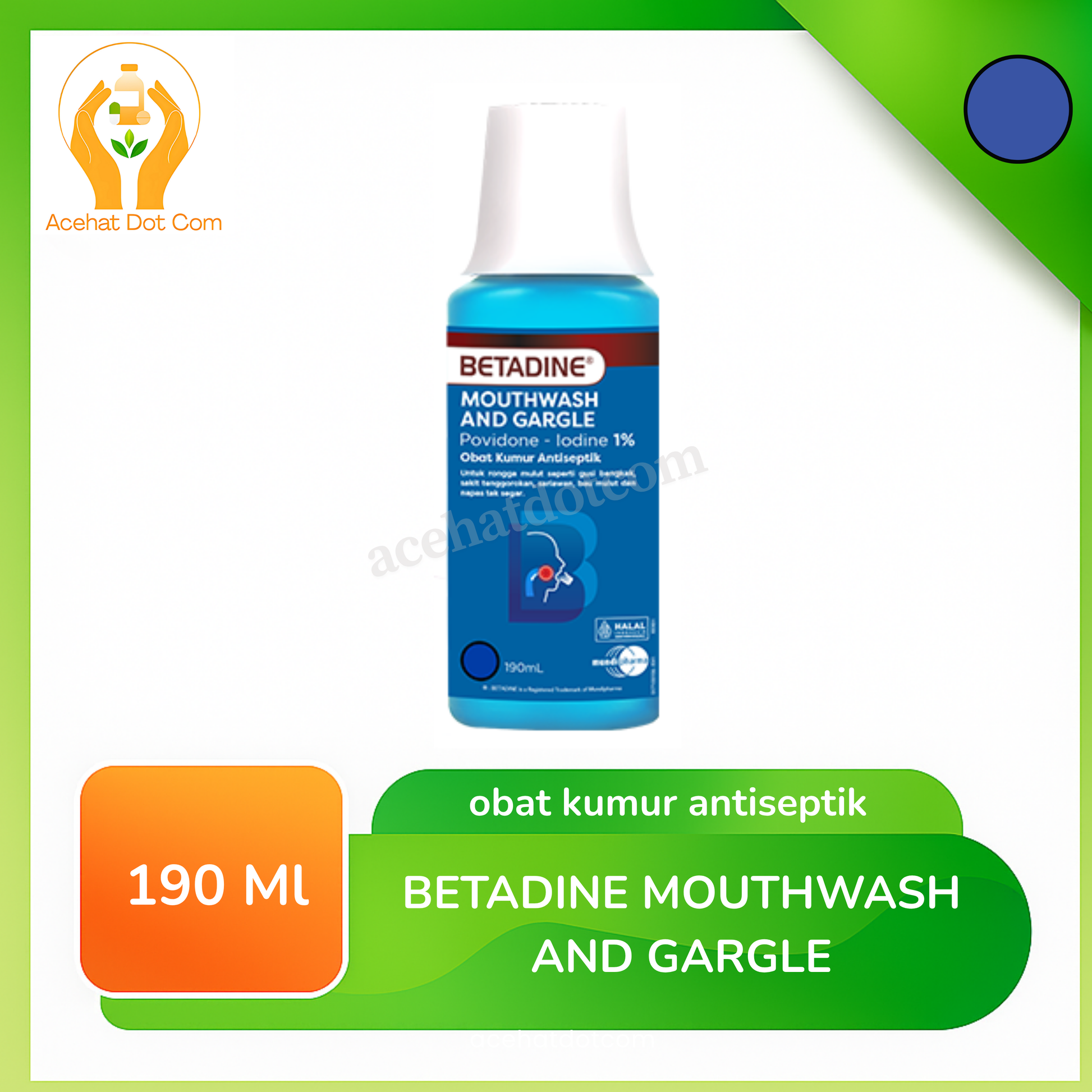 BETADINE MOUTHWASH AND GARGLE 190 ML