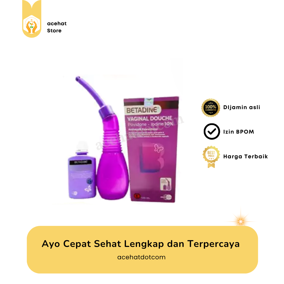 BETADINE VAGINAL DOUCHE DENGAN APLIKATOR