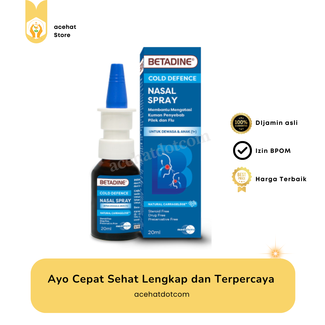 BETADINE COLD DEFENSE NASAL SPRAY