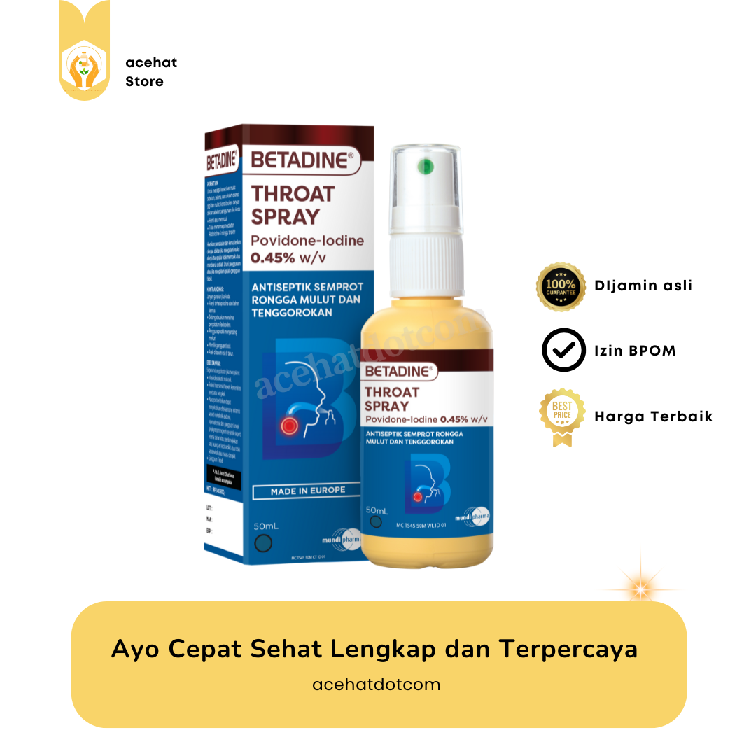 BETADINE THROAT SPRAY 50 ML