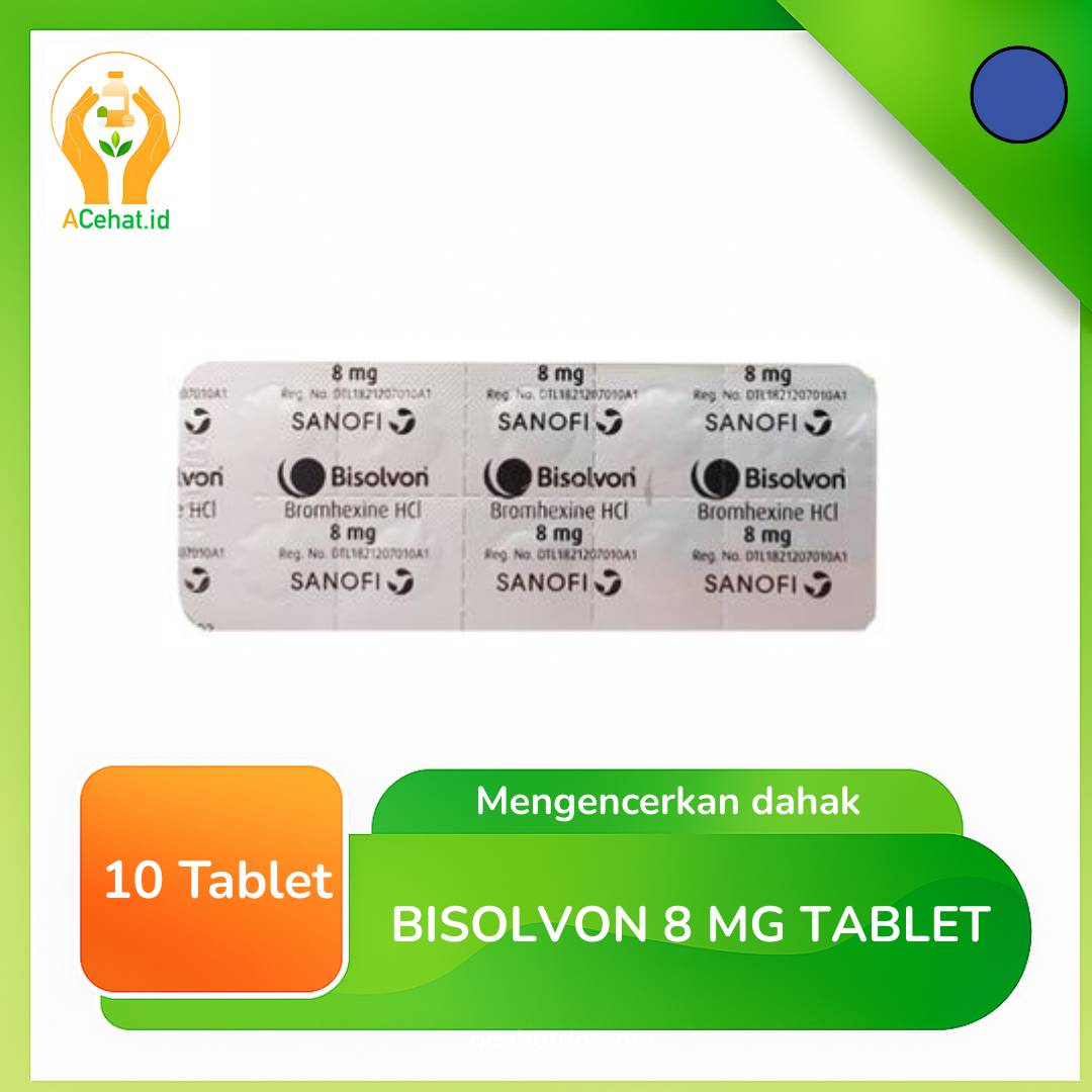 BISOLVON 8 MG TAB 10 STRIP @10 TAB