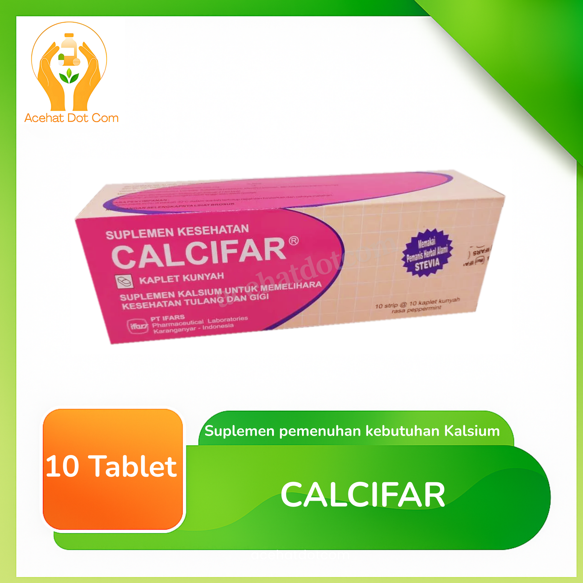 CALCIFAR TAB 10 strip @10 tab 