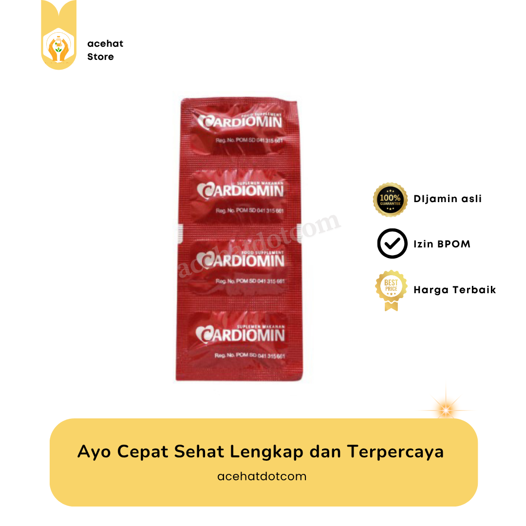 CARDIOMIN 5 strip @4 kapsul