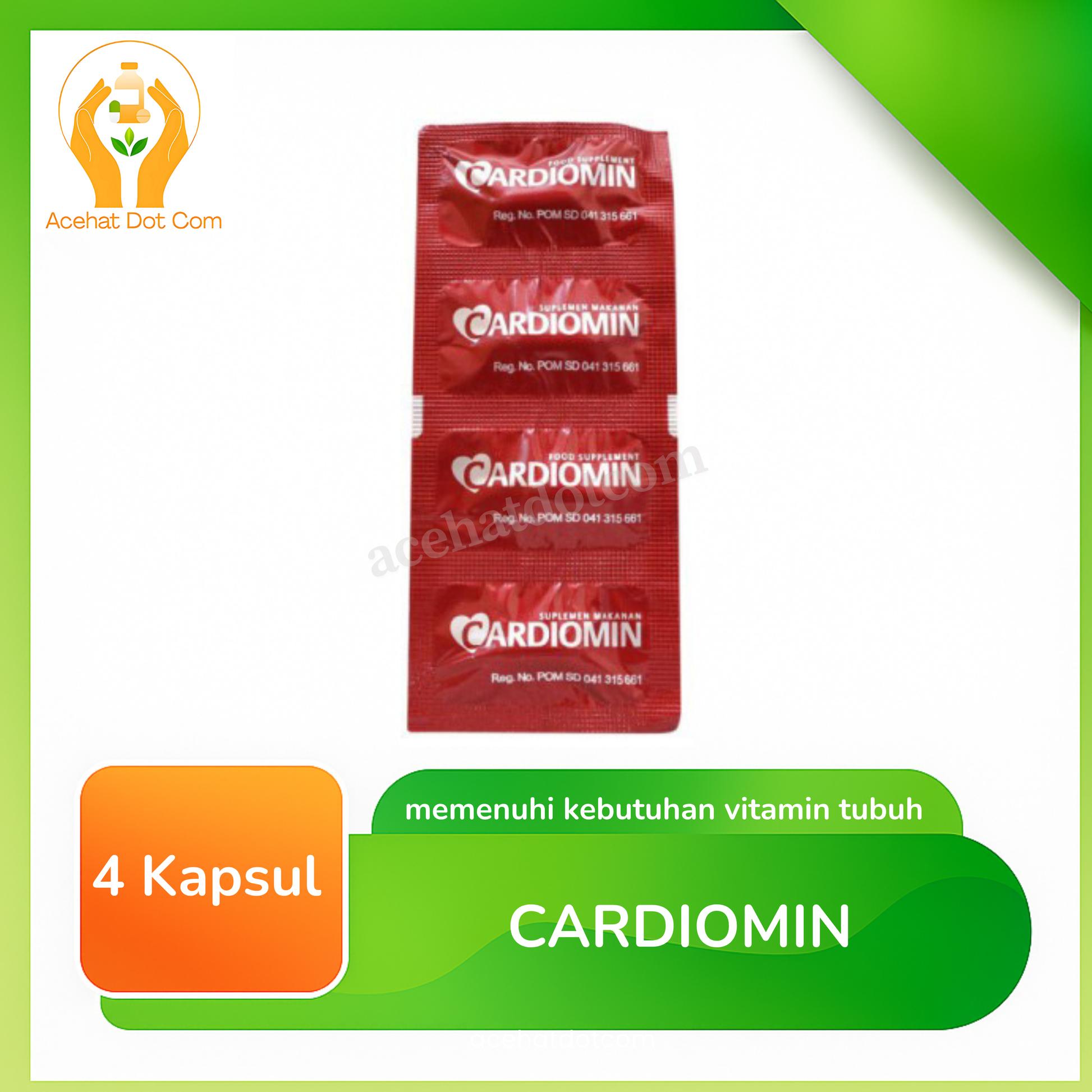 CARDIOMIN 5 strip @4 kapsul 