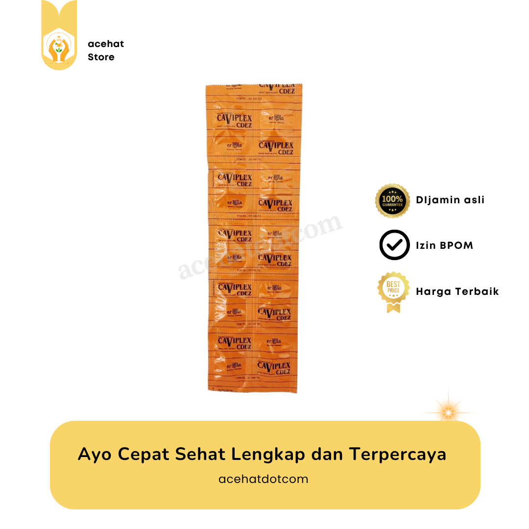 CAVIPLEX CDEZ 10 strip @10 kaplet
