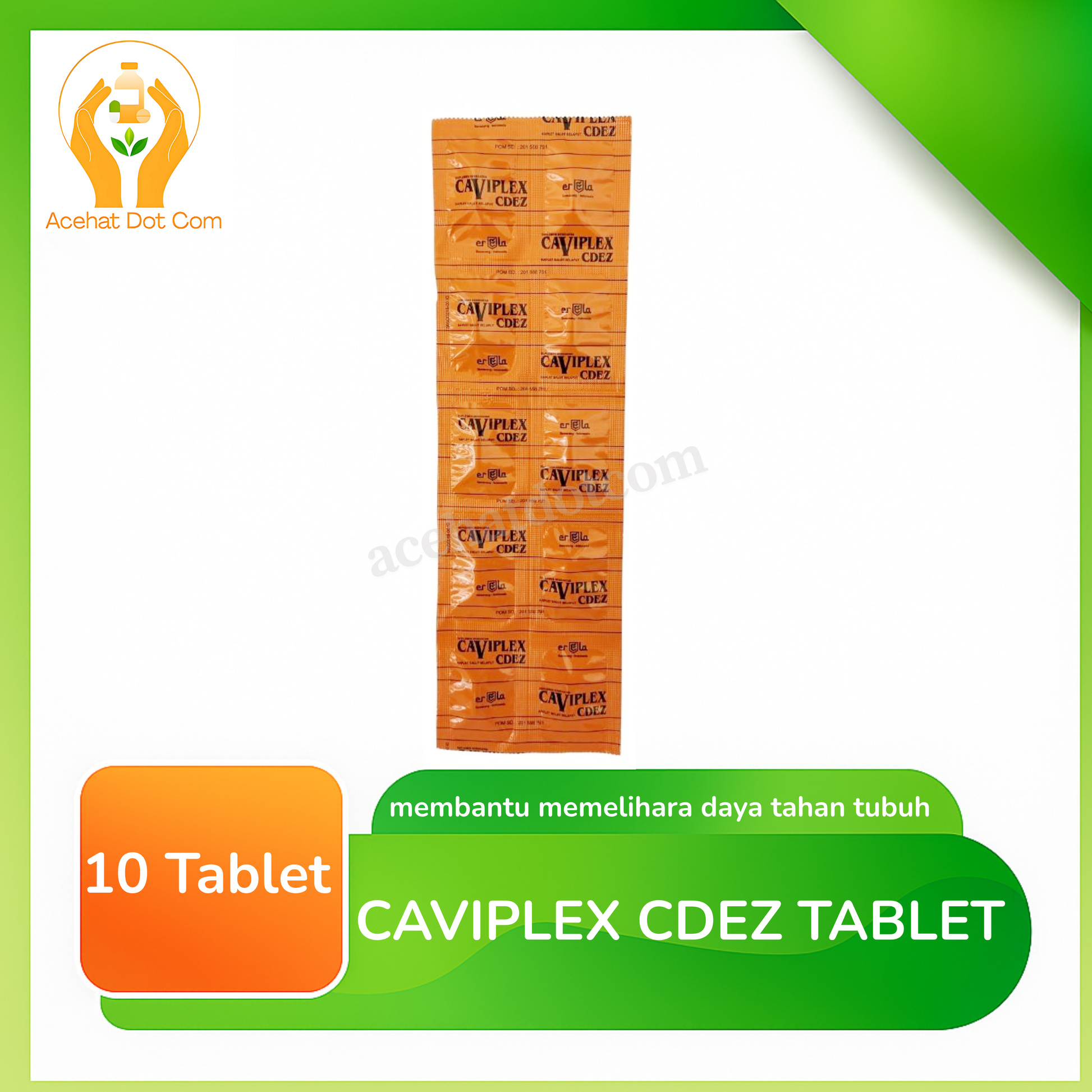 CAVIPLEX CDEZ 10 strip @10 kaplet 