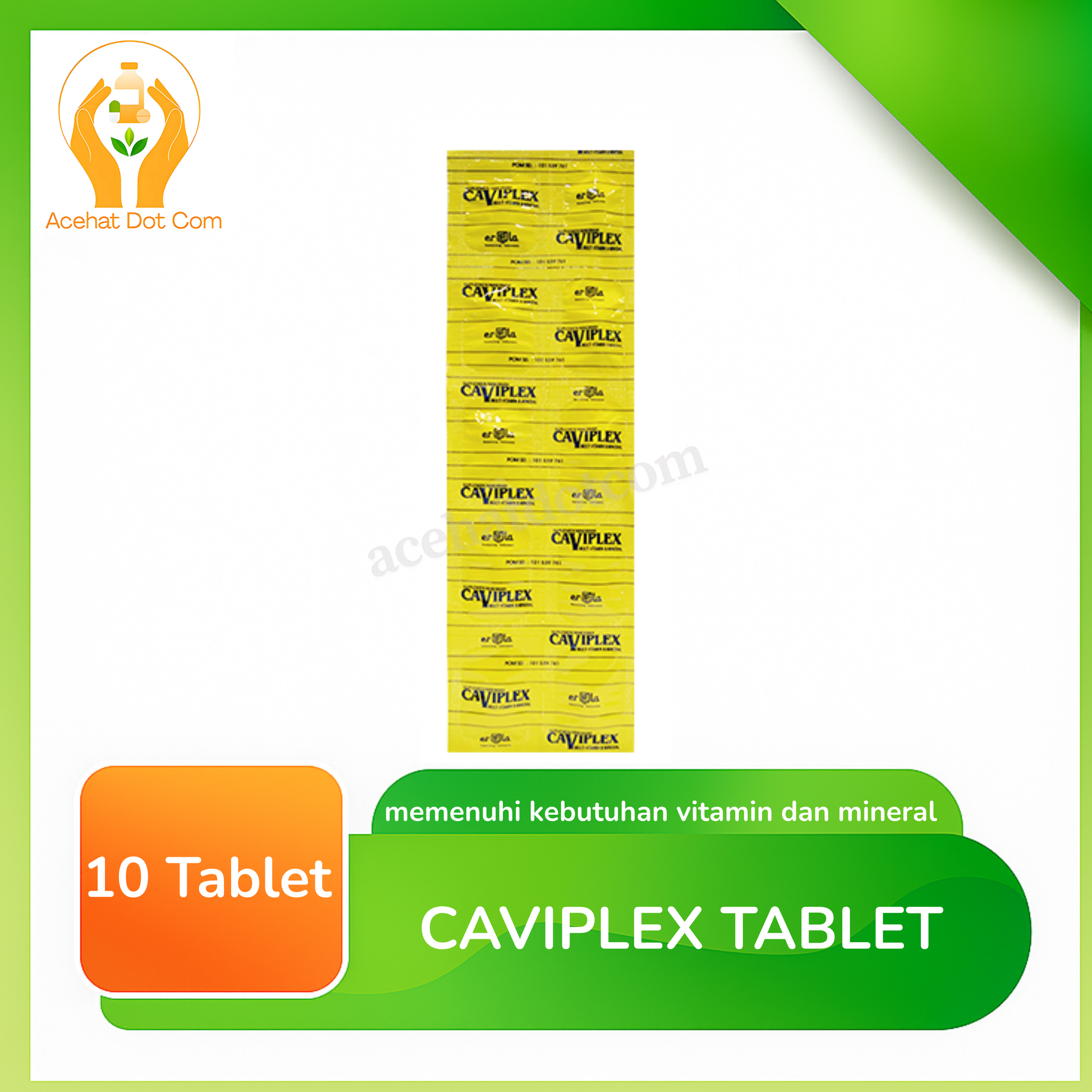 Strip CAVIPLEX 10 @ 10 Tablet 