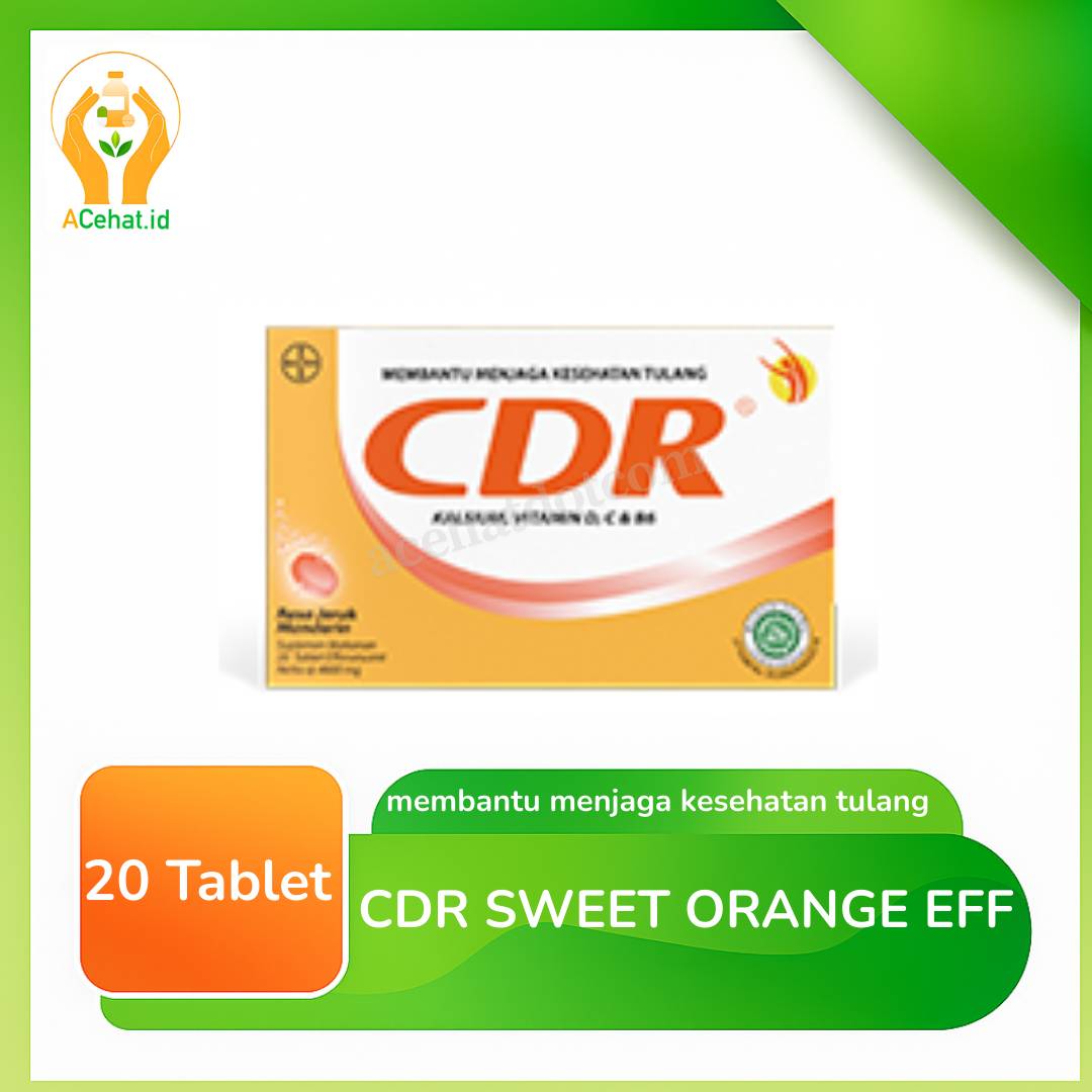 CDR SWEET ORANGE EFF 20 TAB