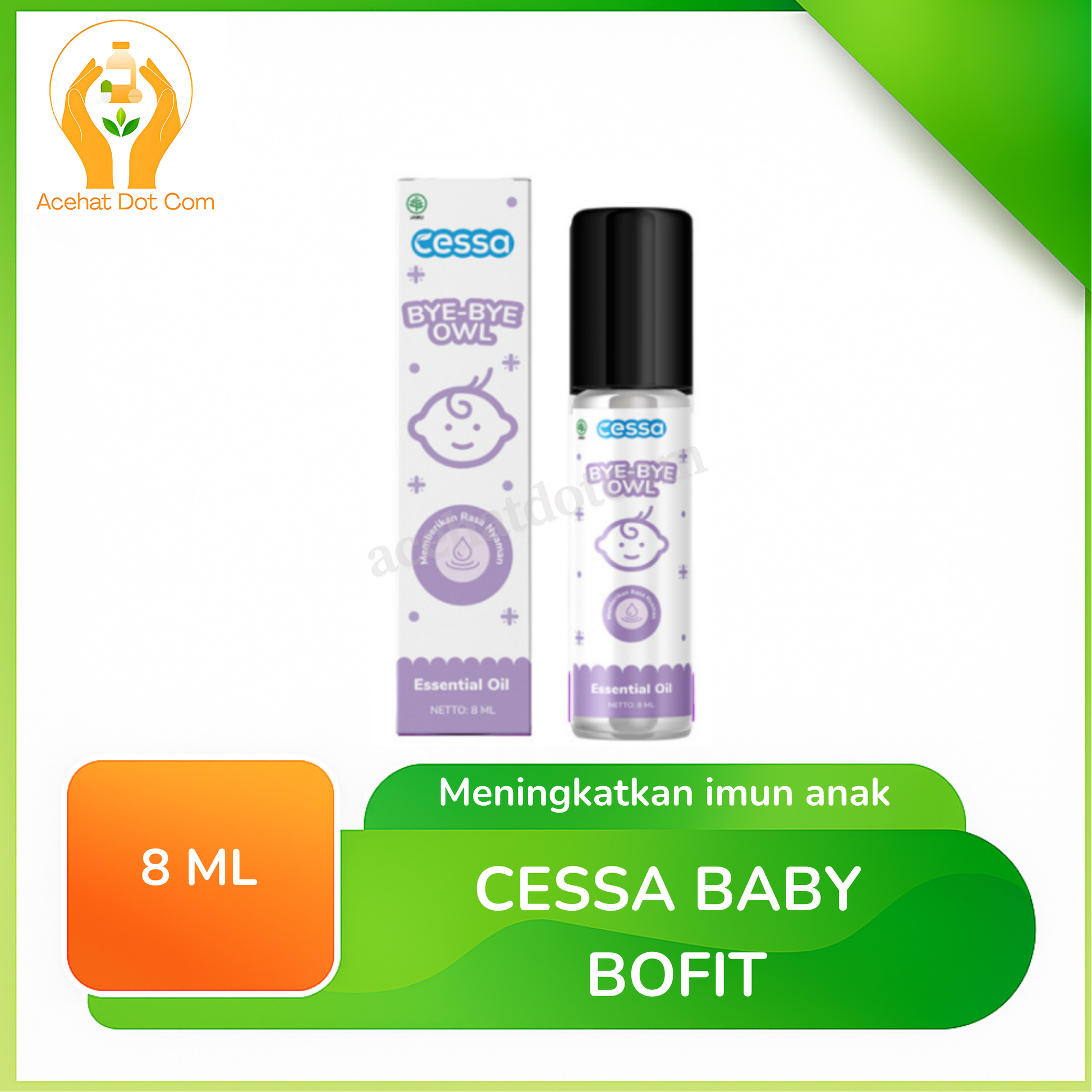 CESSA BABY BYE BYE OWL (UNGU MUDA) 8 ML 