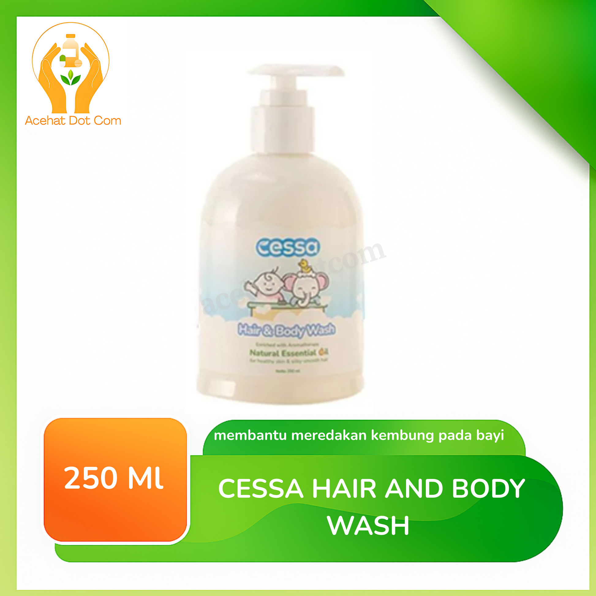 CESSA HAIR AND BODY WASH 250 ML