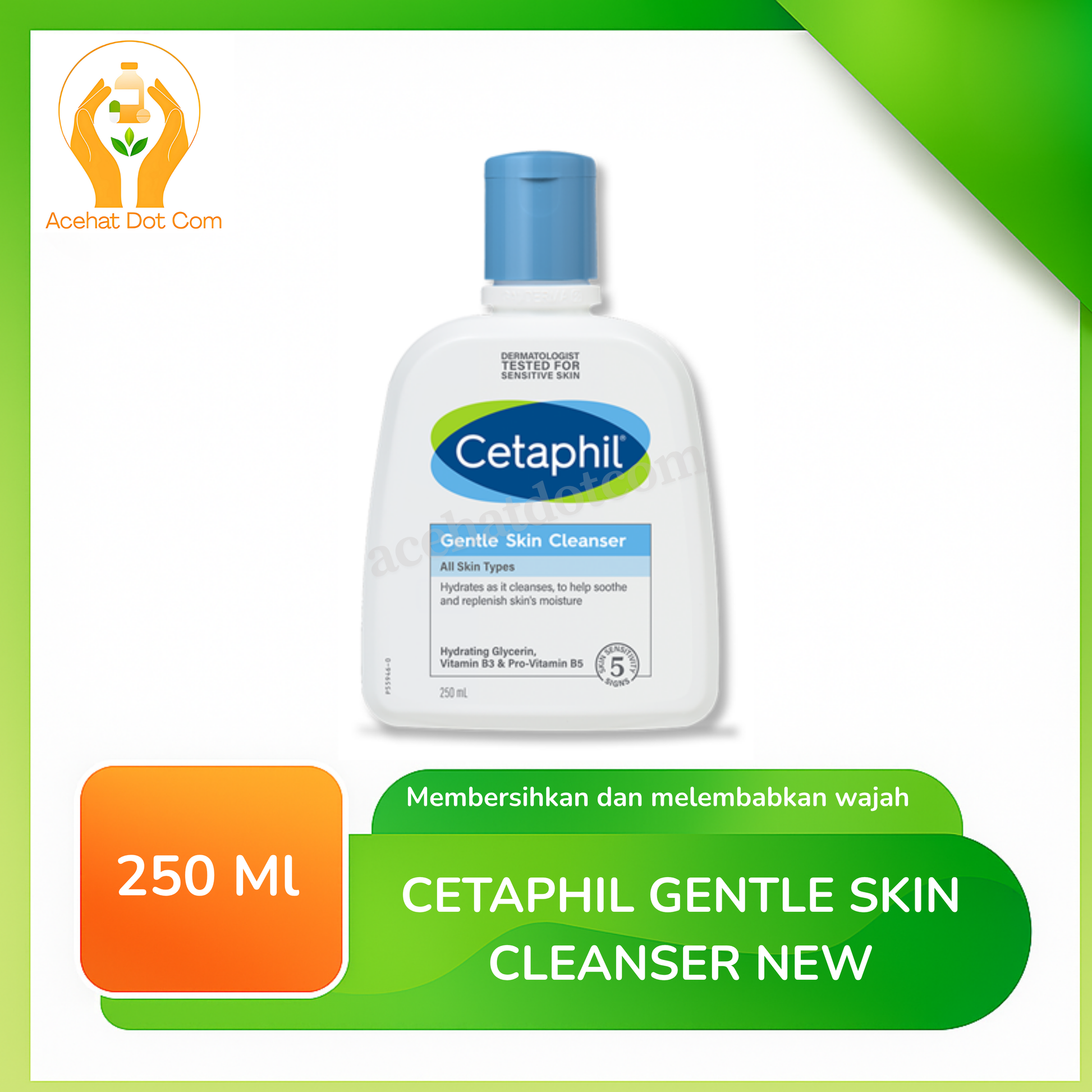CETAPHIL GENTLE SKIN CLEANSER 250 ML NEW