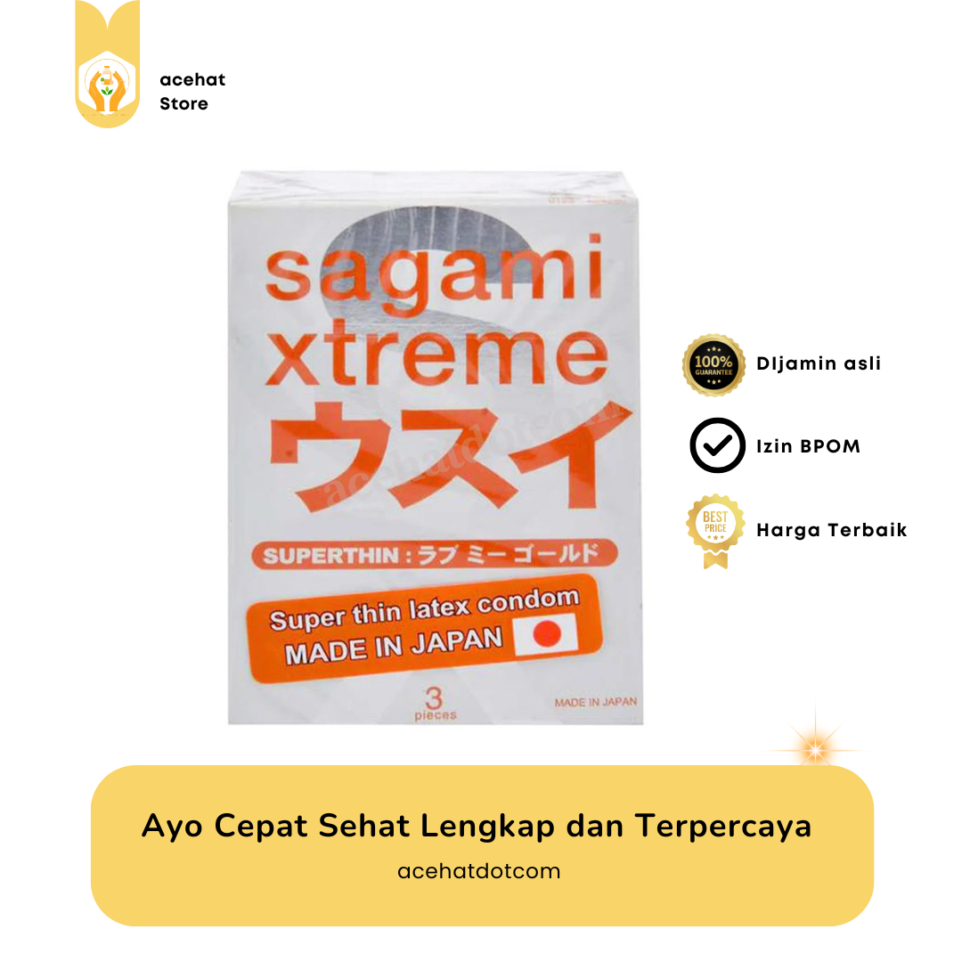 SAGAMI XTREME SUPERTHIN ( 3 bungkus ) 