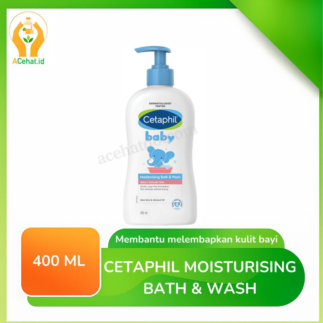 CETAPHIL MOISTURISING BATH & WASH 400 ML