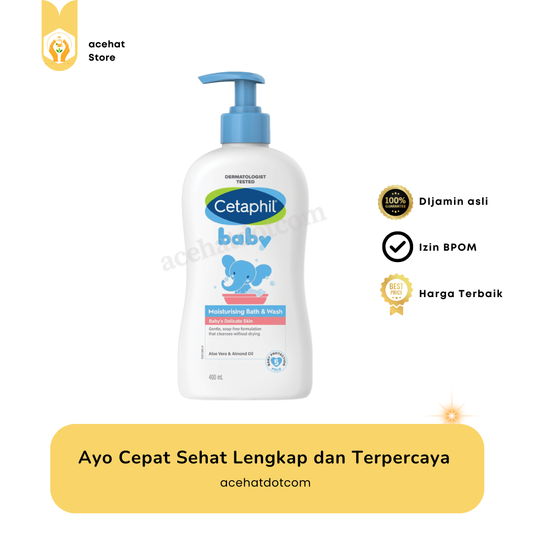 CETAPHIL MOISTURISING BATH &amp; WASH 400 ML 