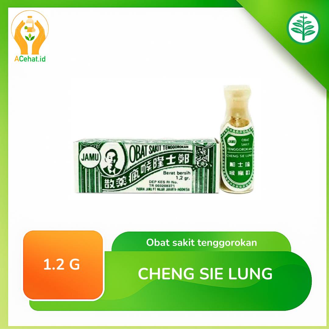 Obat Sakit Tenggorokan Cheng Sie Lung Hau Feng Yao San 12 Botol @ 1.2 G