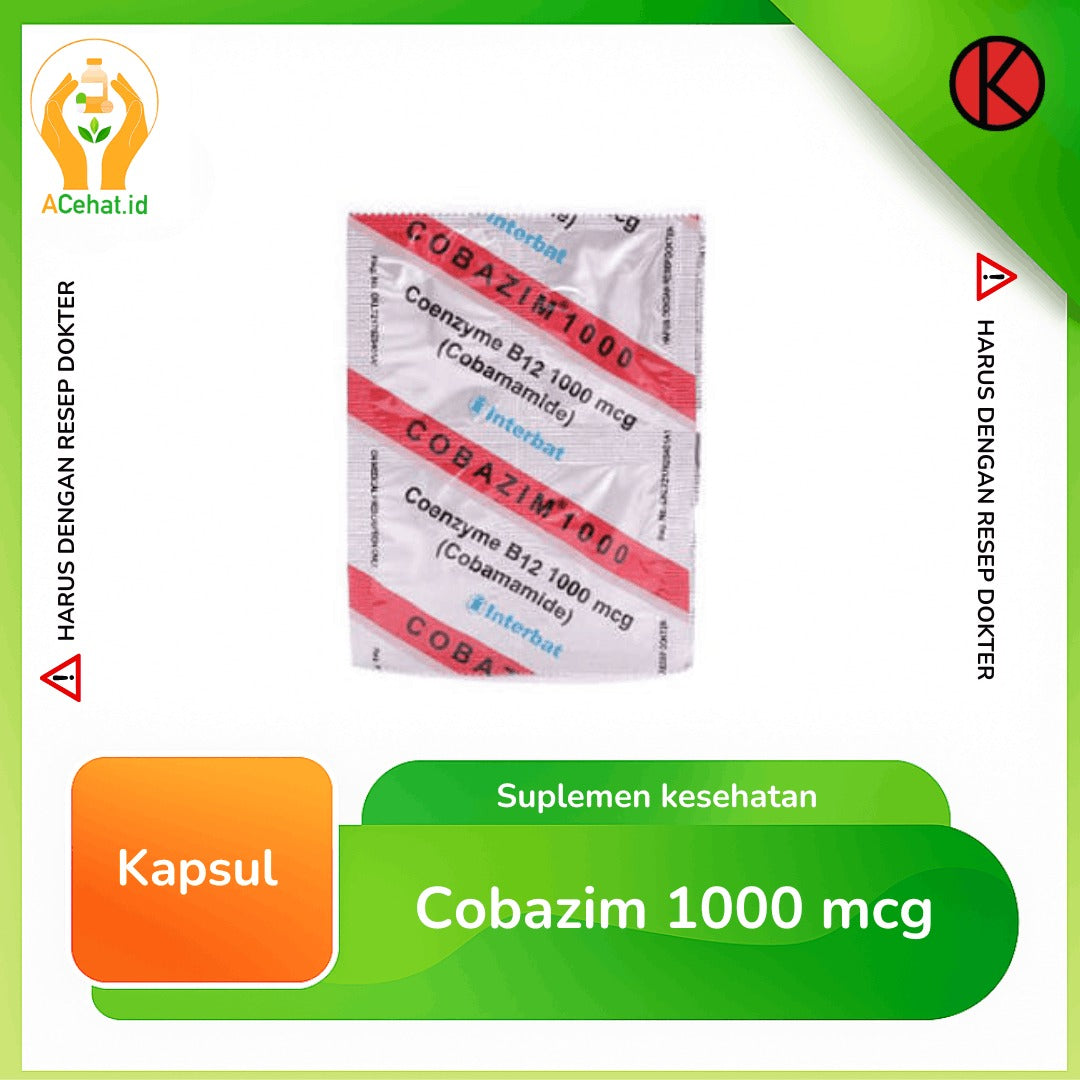 Cobazim 1000 mcg 4 Kapsul