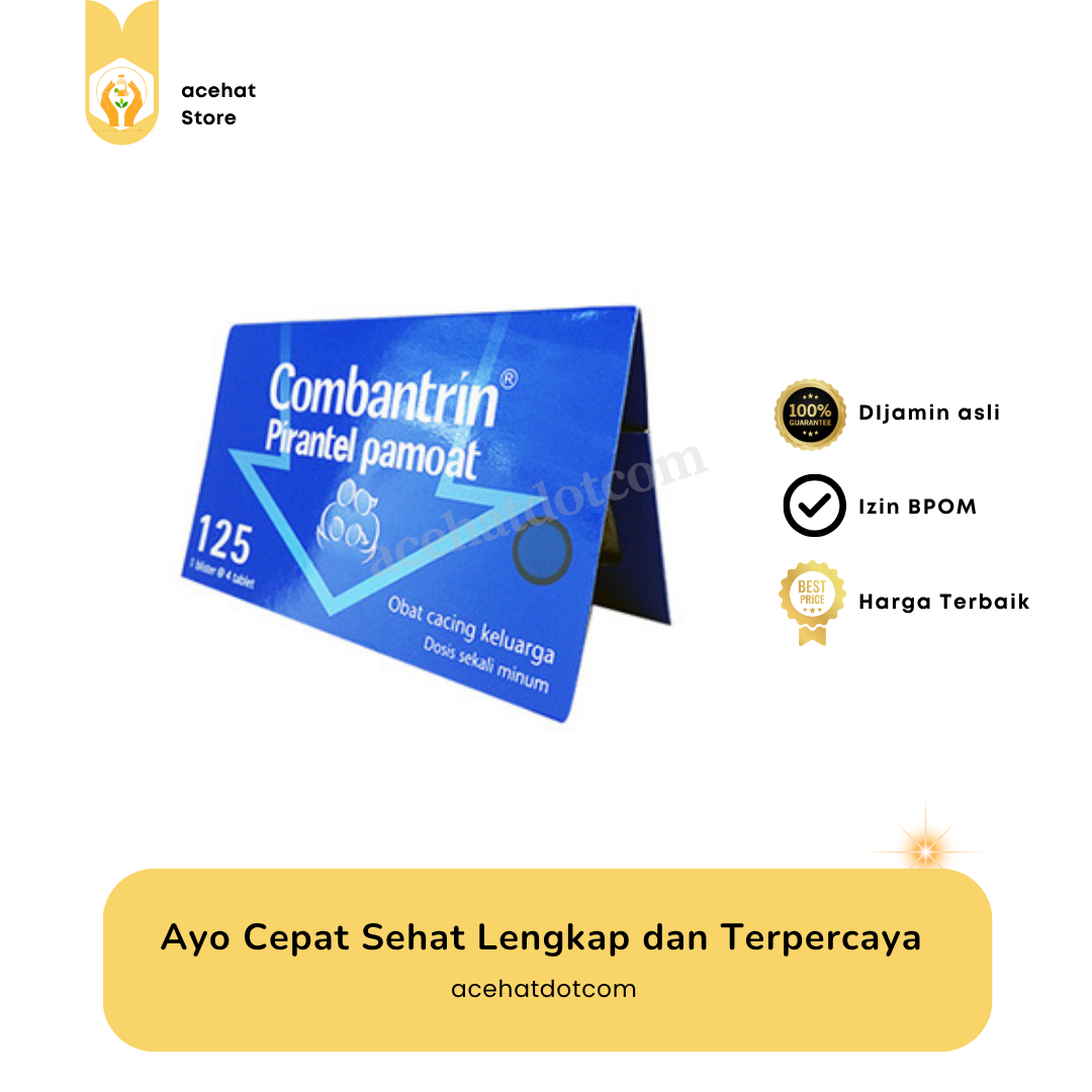 COMBANTRIN 125 MG 25 strip @4 tab