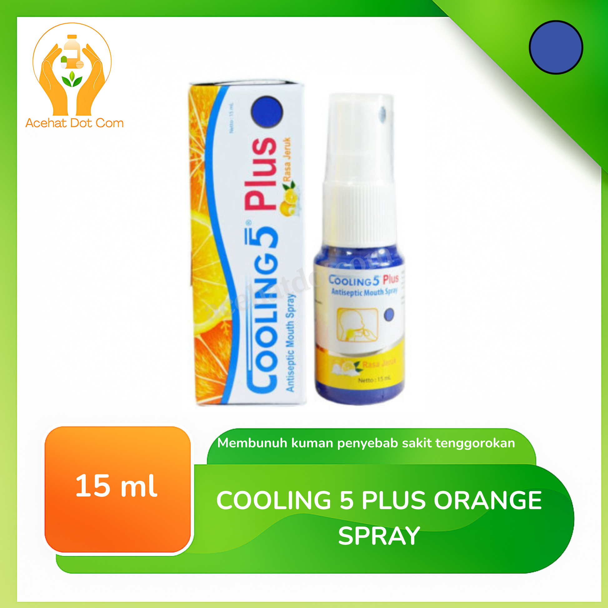 COOLING 5 PLUS ORANGE 15 ML SPRAY