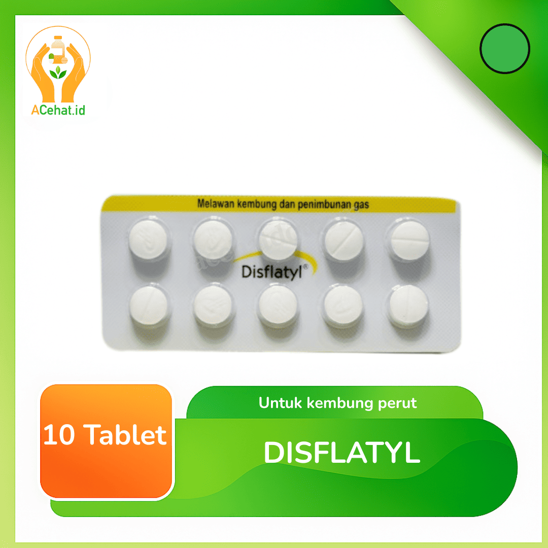 DISFLATYL TABLET KUNYAH 10 strip @10 tab