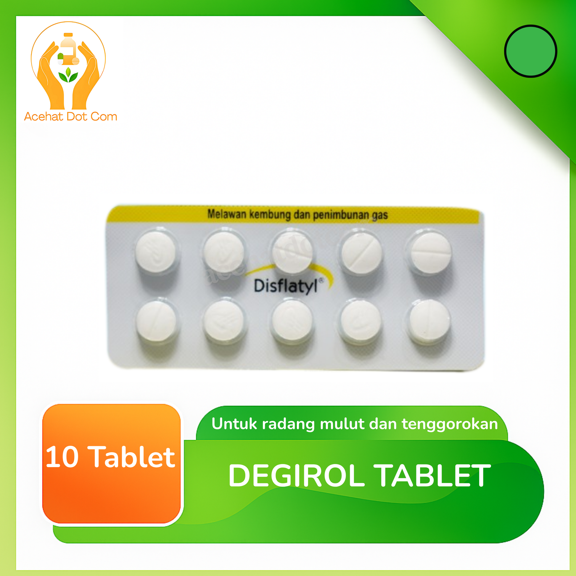 DISFLATYL TABLET KUNYAH 10 strip @10 tab