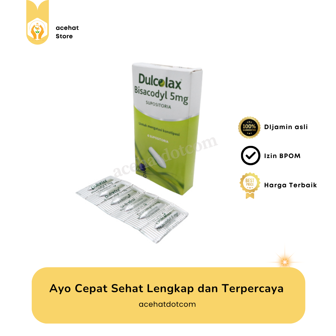 DULCOLAX 5 MG @6 SUPP