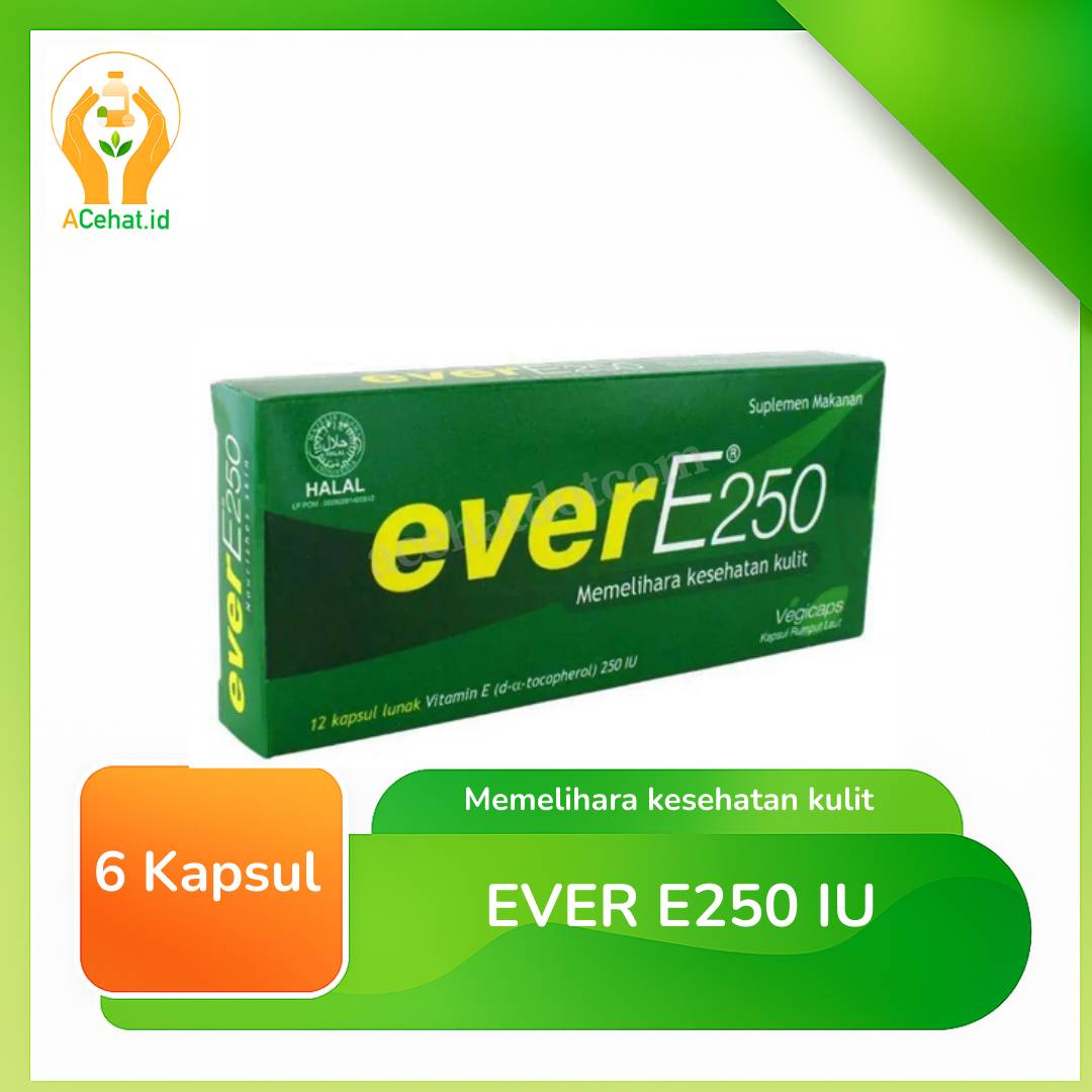 EVER E 250 IU 2 strip @6 kap