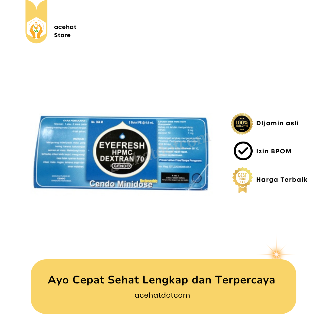 CENDO EYFRESH MINIDOSE 5 tube @0.6 ml 