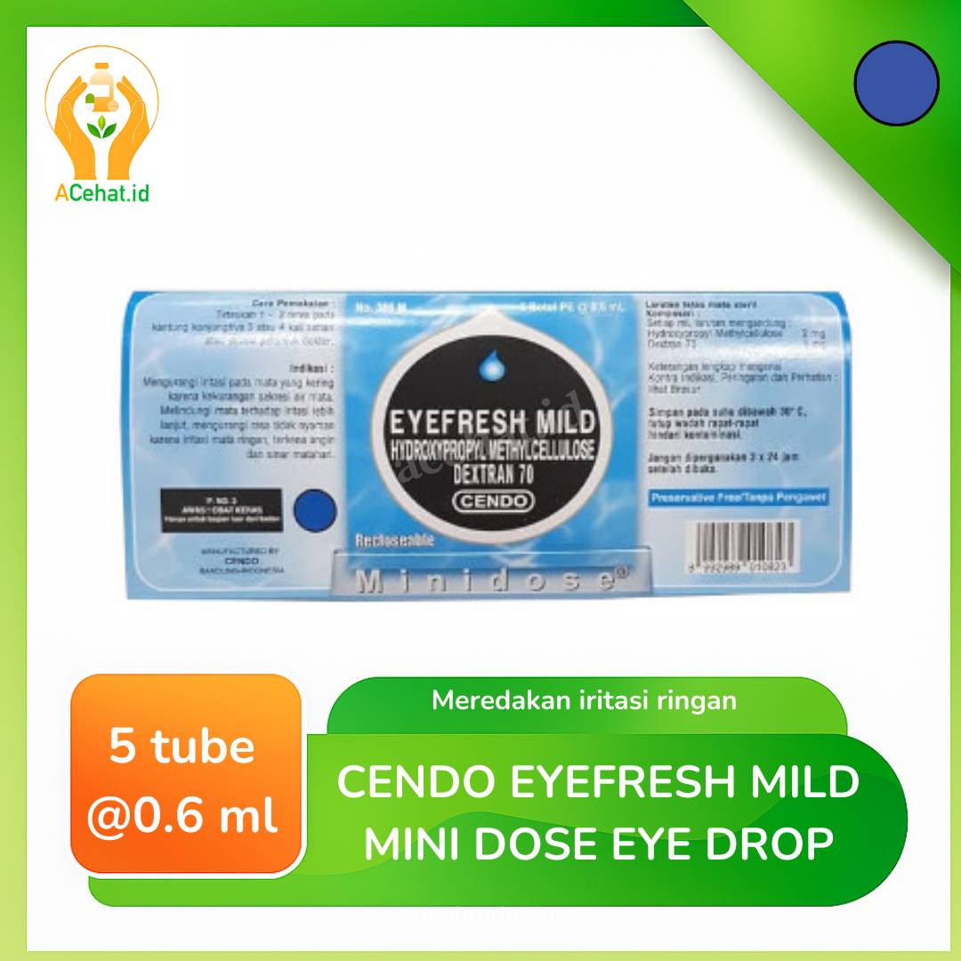 CENDO EYEFRESH MILD MINIDOSE 5 tube @0.6 ml