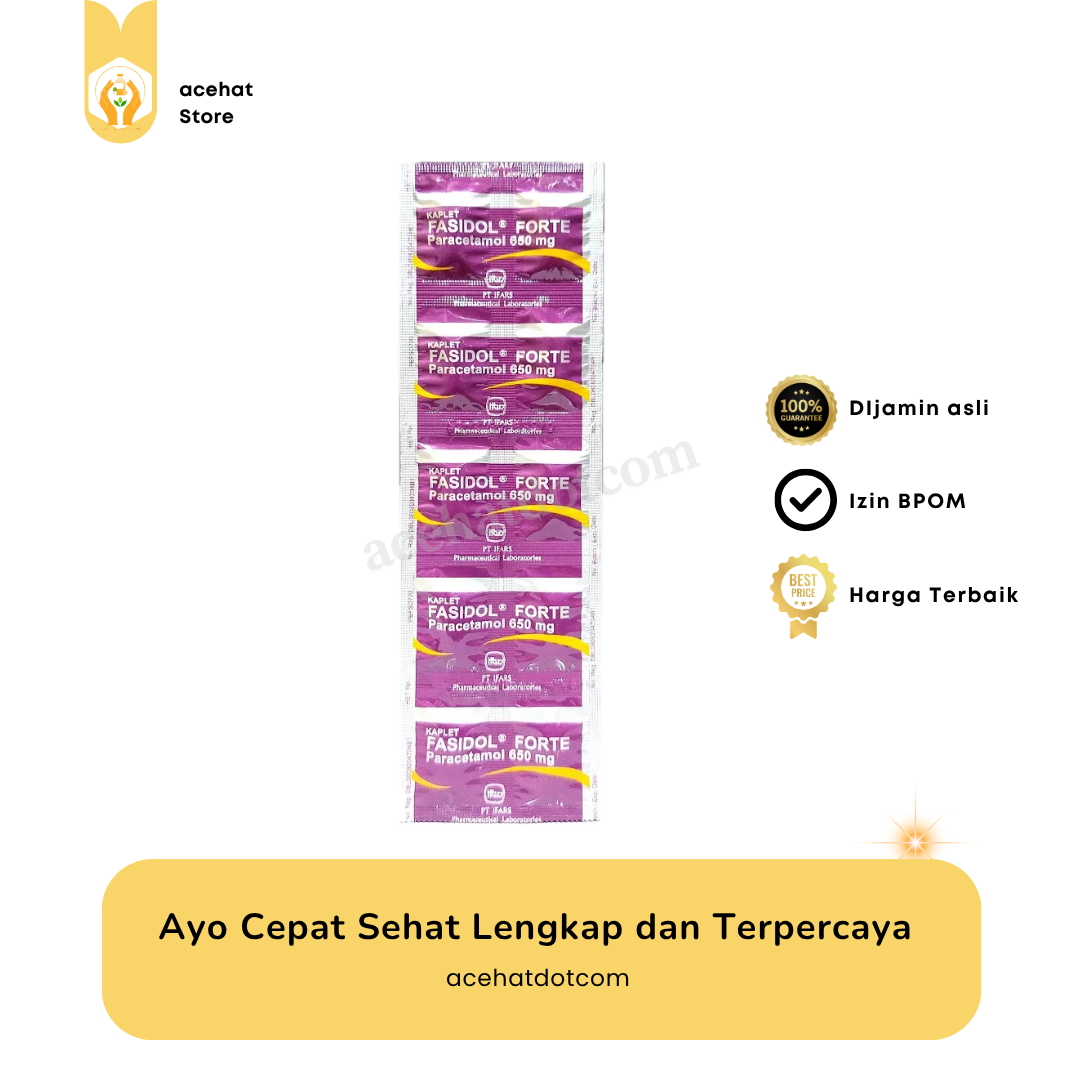 FASIDOL FORTE 650 MG 10 strip @10 tab 