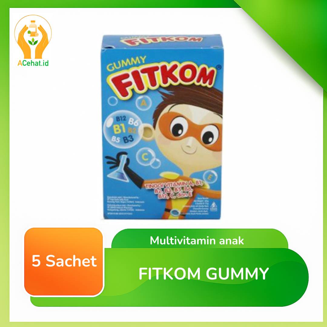 FITKOM GUMMY MULTIVITAMIN (BIRU) ISI 5 SACHET