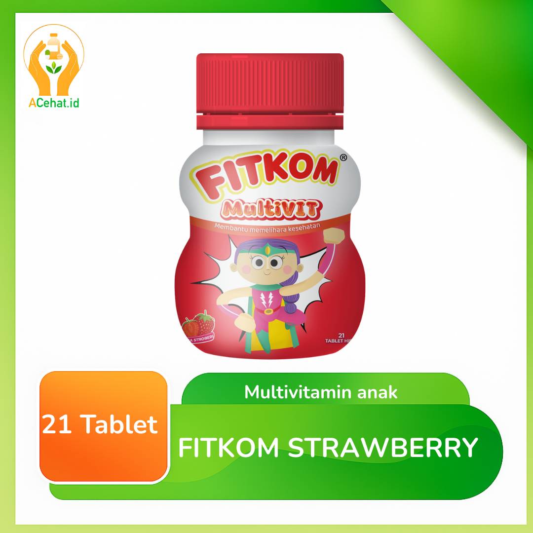 FITKOM TAB RASA STRAWBERRY @21 TAB