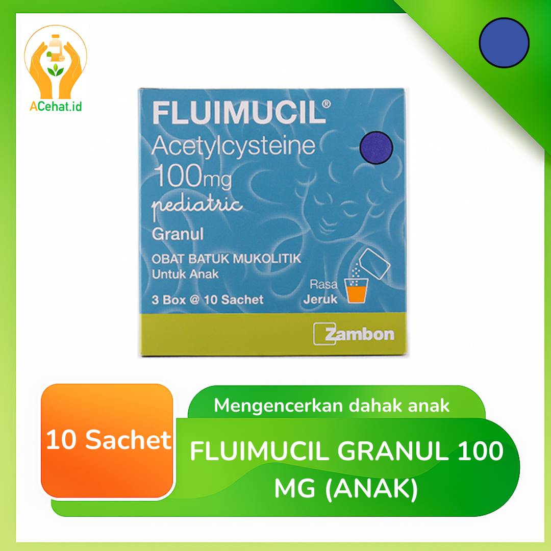 FLUIMUCIL GRANUL 100 MG