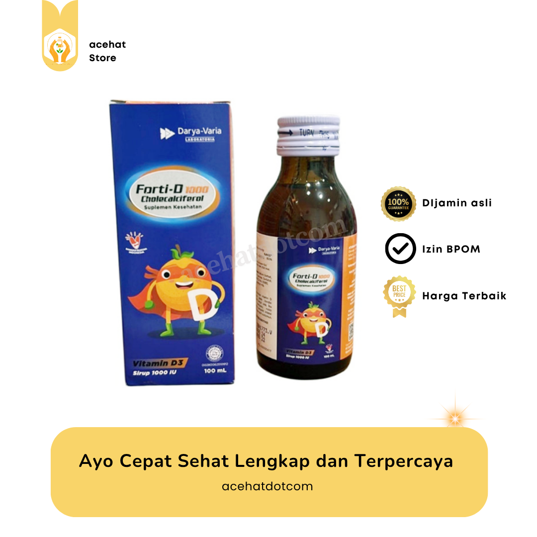 FORTI-D SYRUP 1000 IU 100 ML