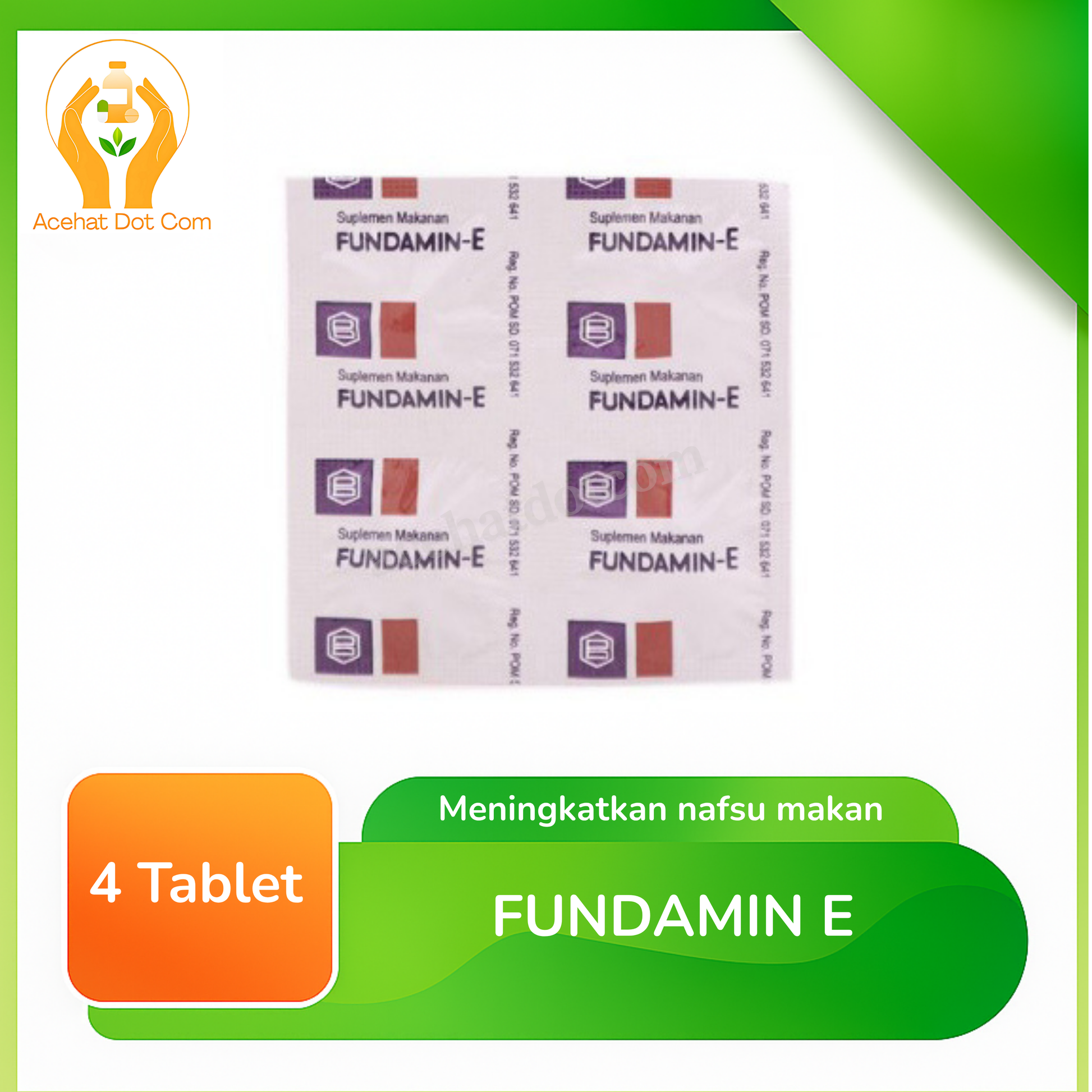 FUNDAMIN-E 25 strip @4 tab 