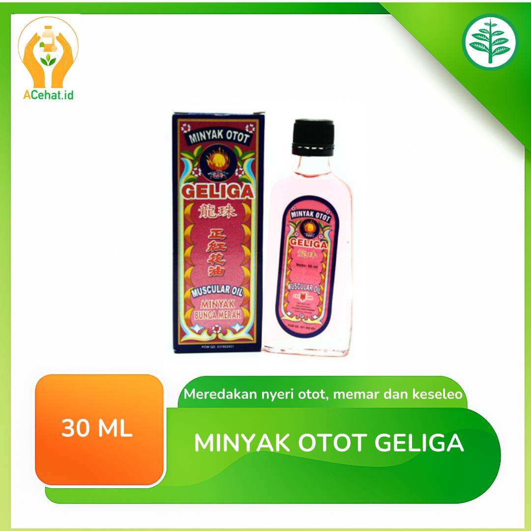 Minyak Otot Geliga 30 ml - Acehat