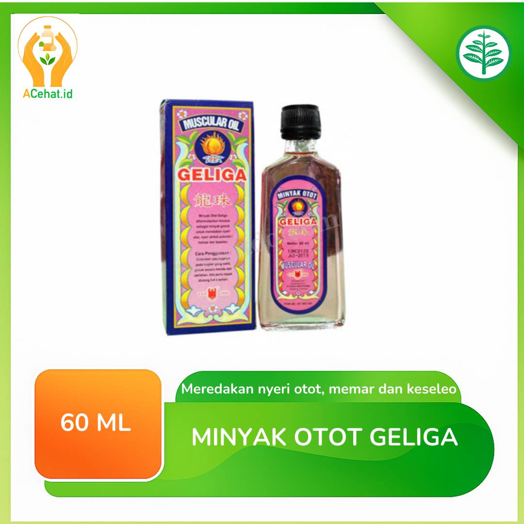 Minyak Otot Geliga 60 ml - Acehat