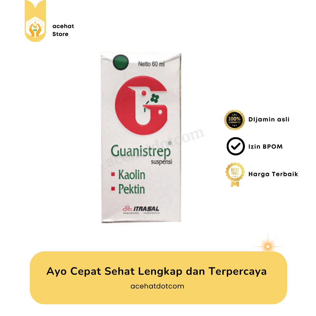 GUANISTREP SUSPENSI 60 ML 