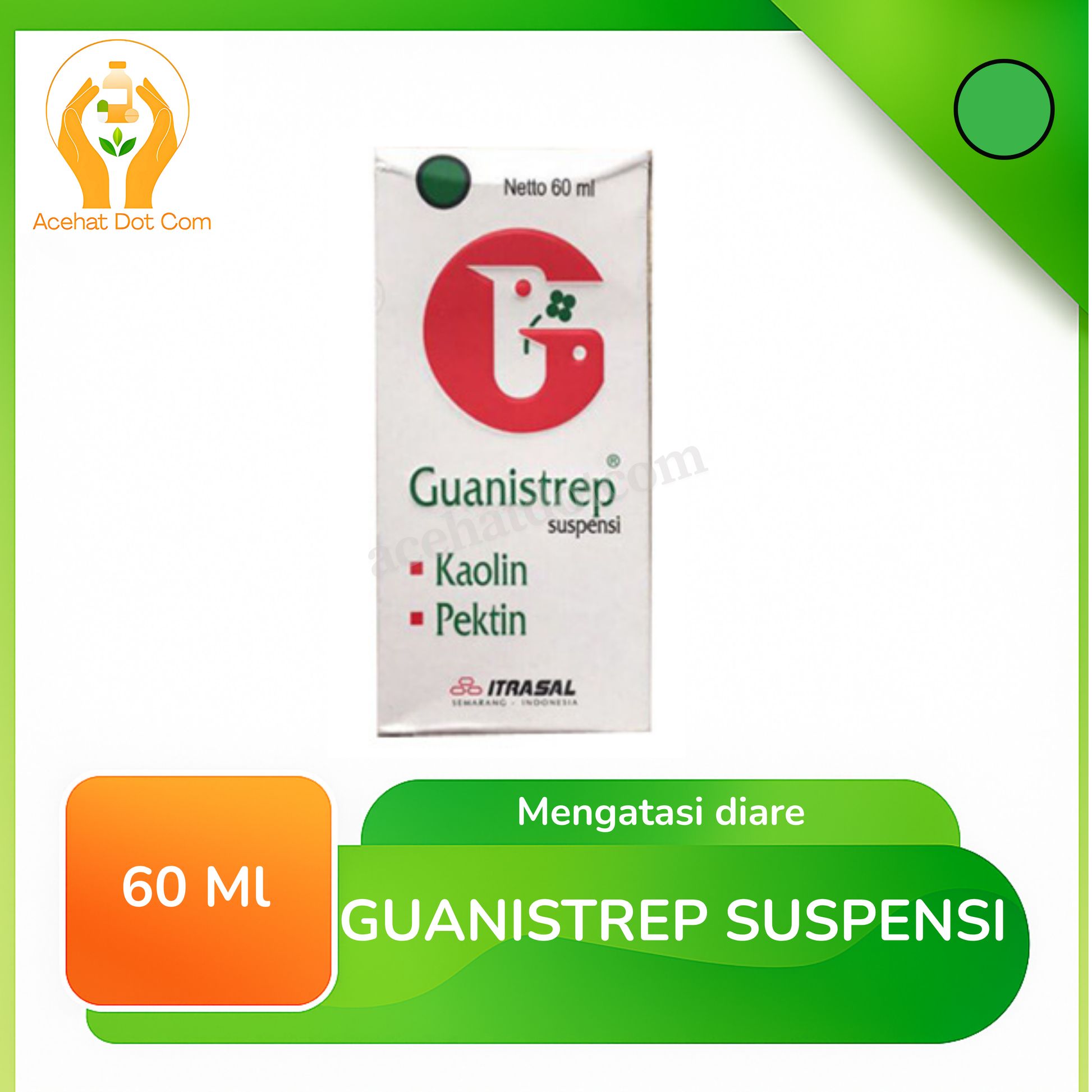 GUANISTREP SUSPENSI 60 ML