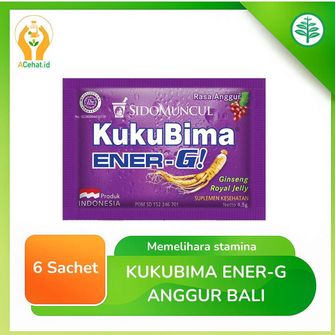 KUKU BIMA ENER-G ANGGUR BALI ISI 6 sachet