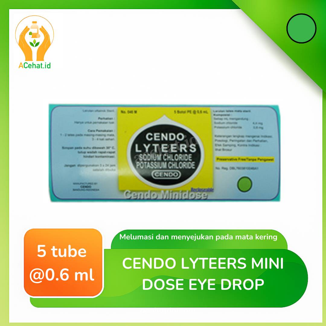 CENDO LYTEERS MINIDOSE 5 tube @ 0,6 ml