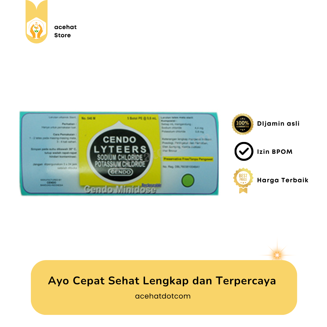 CENDO LYTEERS MINIDOSE 5 tube @ 0,6 ml 