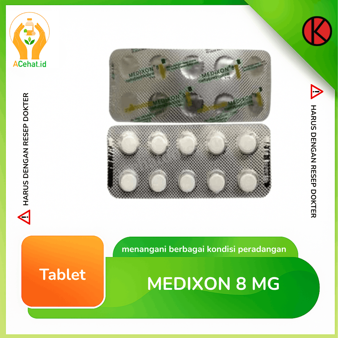 Medixon 8 mg 10 Tablet