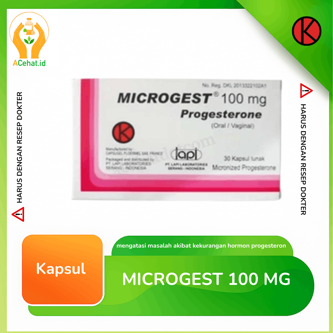 Microgest 100 mg 15 Kapsul