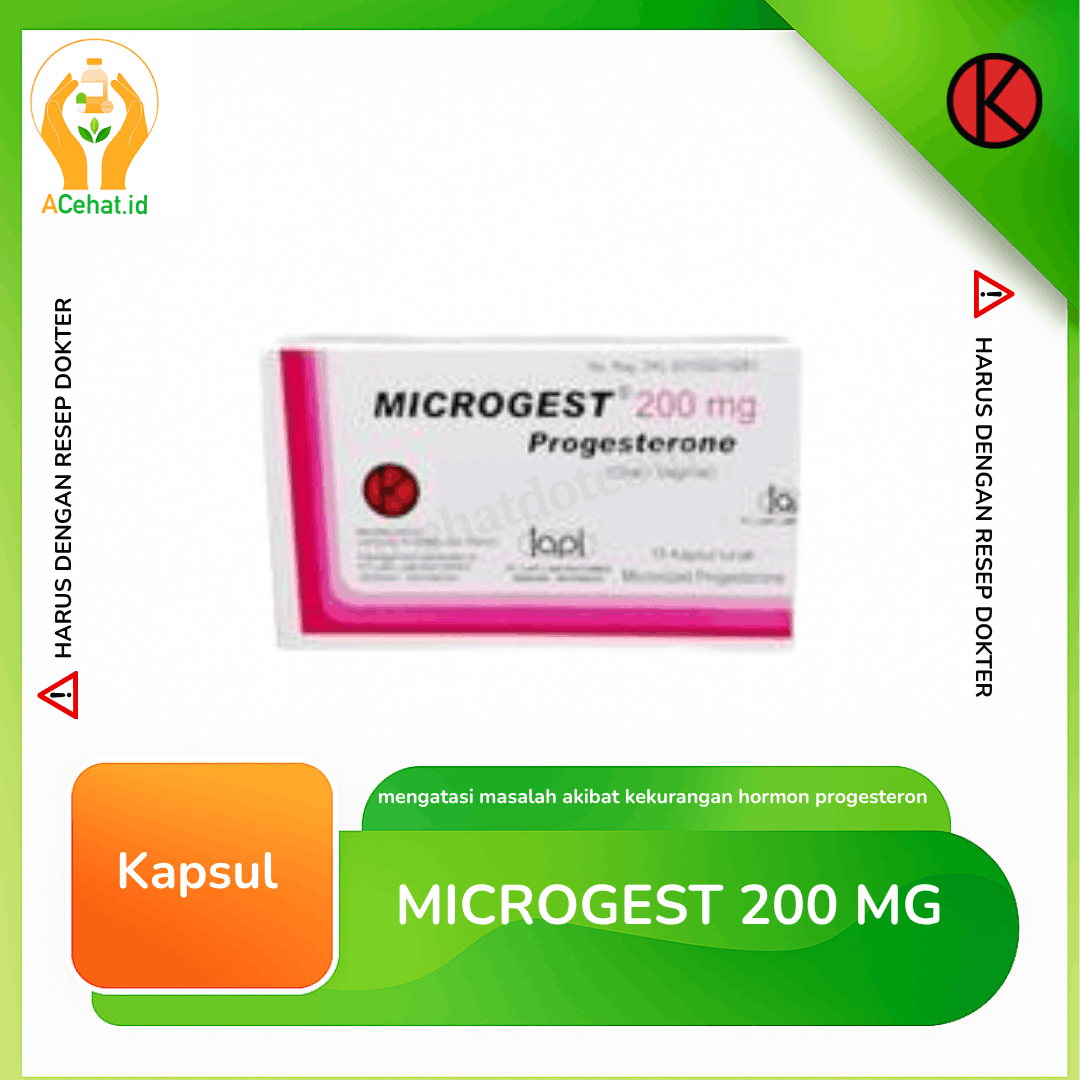 Microgest 200 mg 15 Kapsul