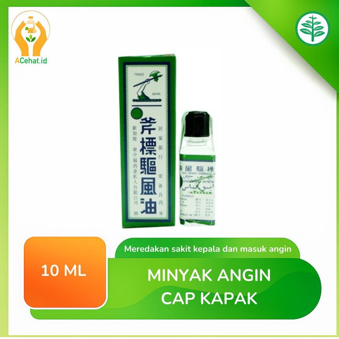 Minyak Angin Cap Kapak 10 Ml - Acehat