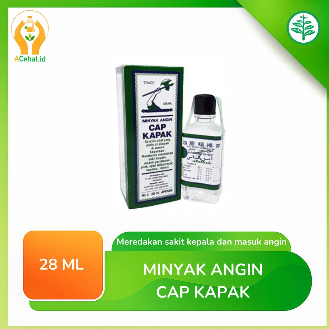 Minyak Angin Cap Kapak 28 Ml - Acehat
