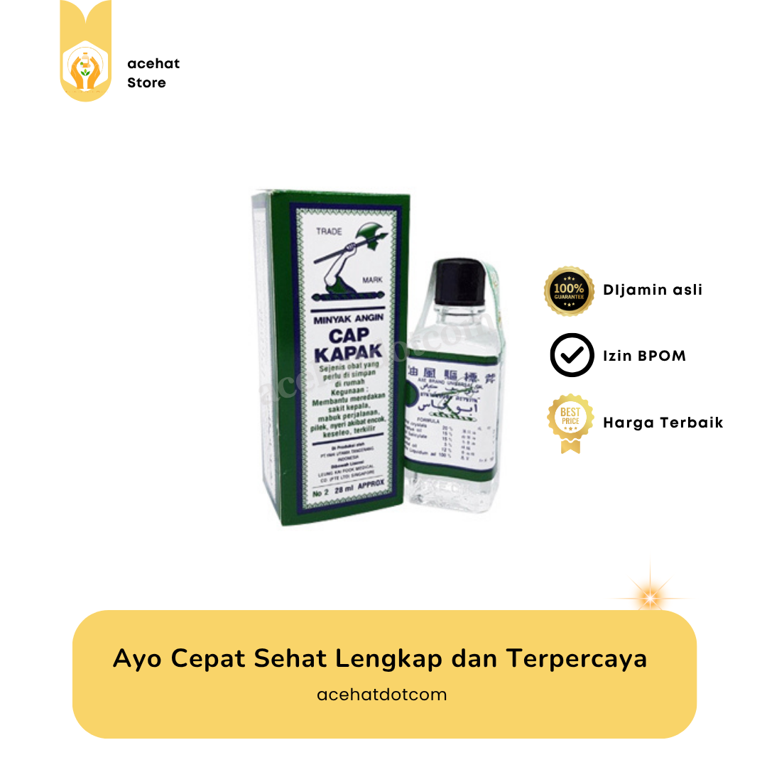 Minyak Angin Cap Kapak 28 Ml 