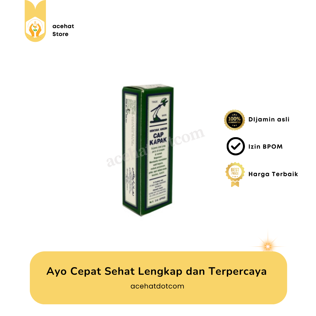 Minyak Angin Cap Kapak 3 Ml 
