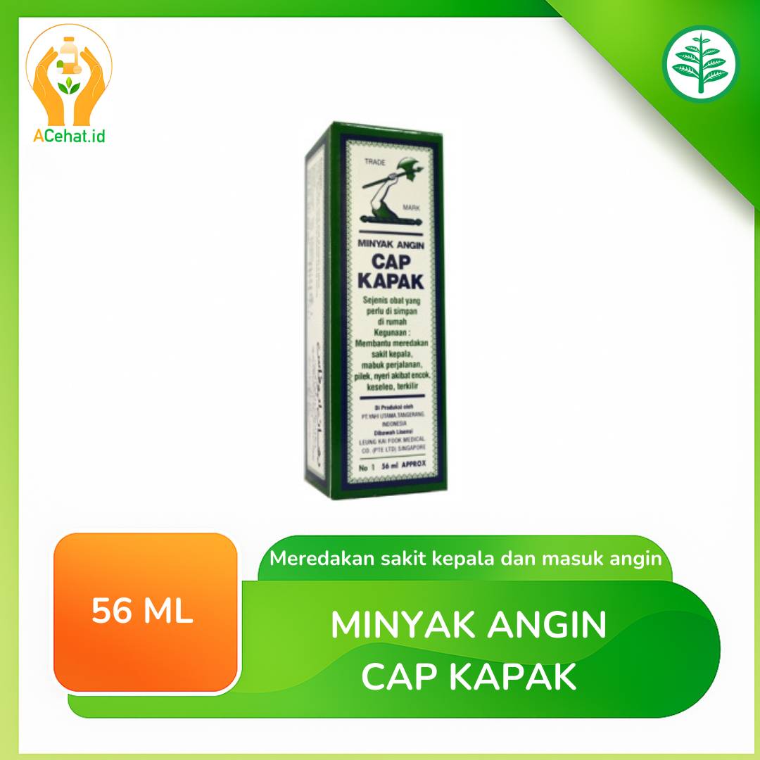 Minyak Angin Cap Kapak 56 Ml - Acehat