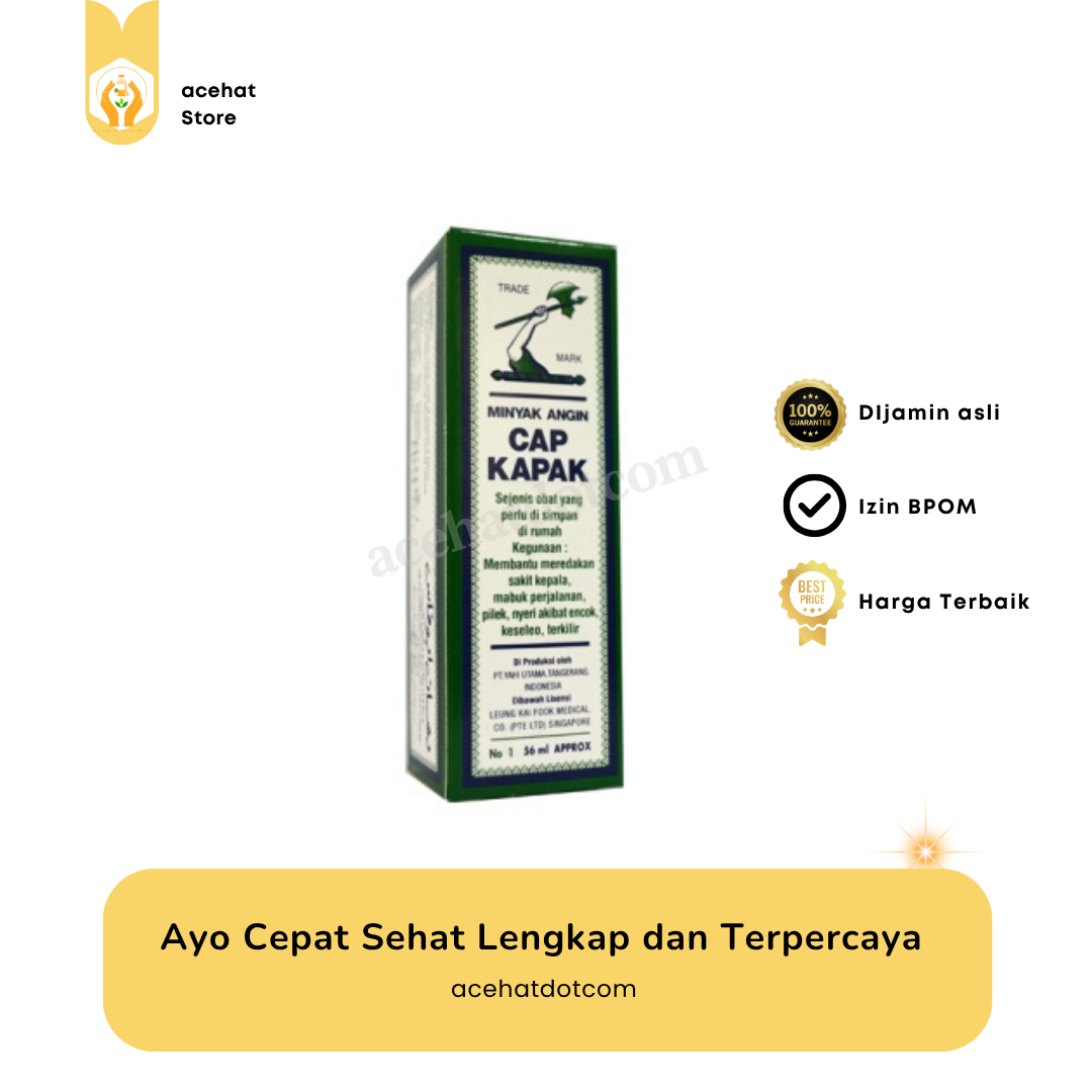 Minyak Angin Cap Kapak 56 Ml 